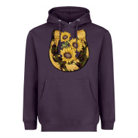 Plum horseshoe sunflower camouflage Heavyweight Hoodie - AdoDesignShop