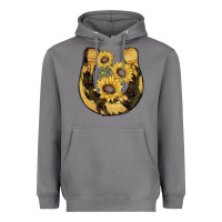 Storm horseshoe sunflower camouflage Heavyweight Hoodie - AdoDesignShop