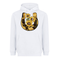 White horseshoe sunflower camouflage Heavyweight Hoodie - AdoDesignShop