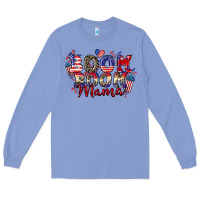 Colony Blue Boom boom Mama 4th of july Long Sleeve Tee - CowGirlArtShop
