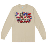 Mushroom Boom boom Mama 4th of july Long Sleeve Tee - CowGirlArtShop