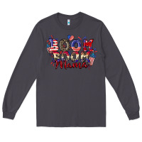 Smoke Boom boom Mama 4th of july Long Sleeve Tee - CowGirlArtShop