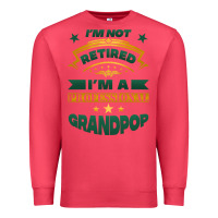 Cardinal i'm not retired i'm a professional grandpop Premium Sweatshirt - Jasminsmagicworld