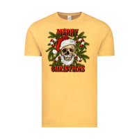 Vintage Mustard Merry Christmas Vintage Tee - RanaPortraitStore