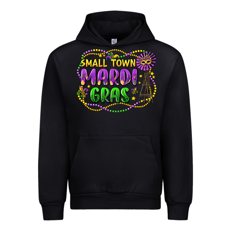 Small Town Mardi Gras Urban Hoodie by LillyAllenDesigns | Teevron