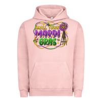 Pigment Salmon small town mardi gras Urban Hoodie - LillyAllenDesigns