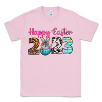 Bubblegum Pink Happy Easter 2023 Easter Day Classic Tee - Neo Western