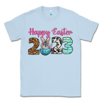 Dusty Blue Happy Easter 2023 Easter Day Classic Tee - Neo Western