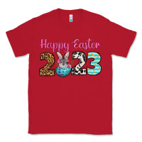 Red Happy Easter 2023 Easter Day Classic Tee - Neo Western