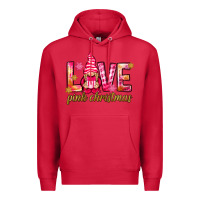 Cardinal love pink christmas gnome Premium Hoodie - NancyCooperArtShop