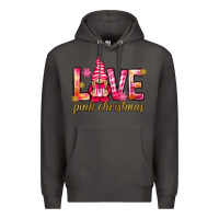 Smoke love pink christmas gnome Premium Hoodie - NancyCooperArtShop