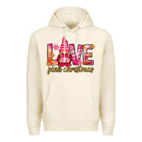 Tofu love pink christmas gnome Premium Hoodie - NancyCooperArtShop