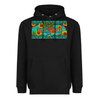 Black blessed turquoise gemstone cactus and sunflower licanse plate Heavyweight Hoodie - Artiststas