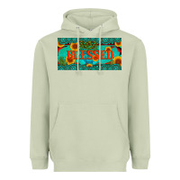 Matcha blessed turquoise gemstone cactus and sunflower licanse plate Heavyweight Hoodie - Artiststas