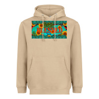 Mushroom blessed turquoise gemstone cactus and sunflower licanse plate Heavyweight Hoodie - Artiststas