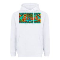 White blessed turquoise gemstone cactus and sunflower licanse plate Heavyweight Hoodie - Artiststas