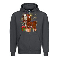 Smoke christmas hereford Zipper Hoodie - JahusDesignShop