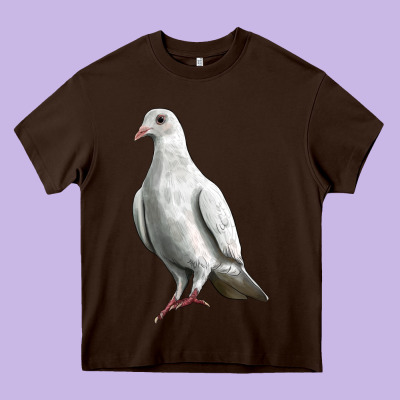 Dove Heavy Core Tee Designed By Lillyallendesigns