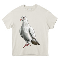 Cream Dove Heavy Core Tee - LillyAllenDesigns
