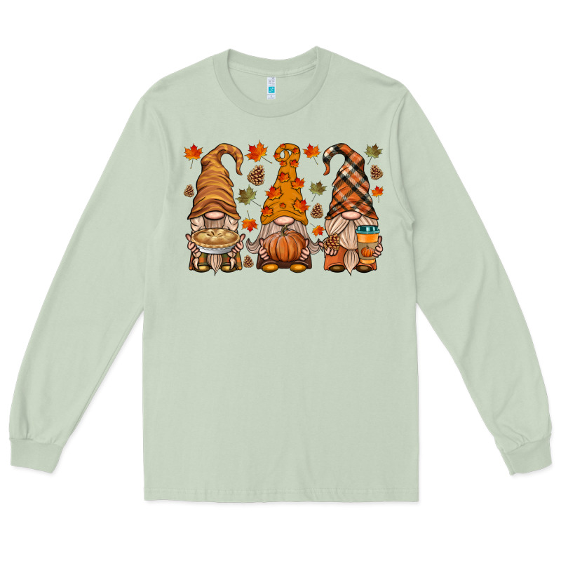 Fall Gnome Long Sleeve Tee by HRA Design Shop | Teevron
