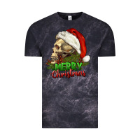 Cloud Black Merry Christmas Vintage Tee - RanaPortraitStore