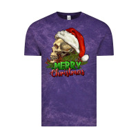 Cloud Purple Merry Christmas Vintage Tee - RanaPortraitStore