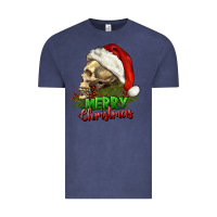 Vintage Denim Merry Christmas Vintage Tee - RanaPortraitStore