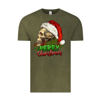 Vintage Olive Merry Christmas Vintage Tee - RanaPortraitStore