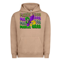Pigment Burro mardi gras with fleur de lis Urban Hoodie - LillyAllenDesigns