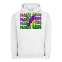 Pigment Lunar Rock mardi gras with fleur de lis Urban Hoodie - LillyAllenDesigns