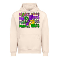 Sandshell mardi gras with fleur de lis Urban Hoodie - LillyAllenDesigns