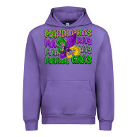 Tulip mardi gras with fleur de lis Urban Hoodie - LillyAllenDesigns