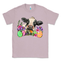 Lilac Happy Easter Cow Easter Day Classic Tee - Neo Western