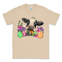 Mushroom Happy Easter Cow Easter Day Classic Tee - Neo Western