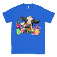 True Royal Happy Easter Cow Easter Day Classic Tee - Neo Western