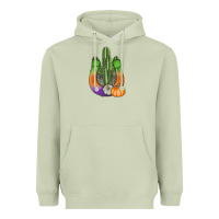 Matcha horseshoe halloween cactus Heavyweight Hoodie - AdoDesignShop