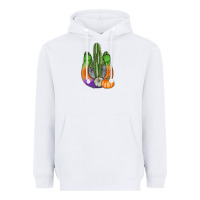 White horseshoe halloween cactus Heavyweight Hoodie - AdoDesignShop