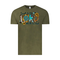 Vintage Olive trust in the lord with all your heart Vintage Tee - Zillion Design Studio
