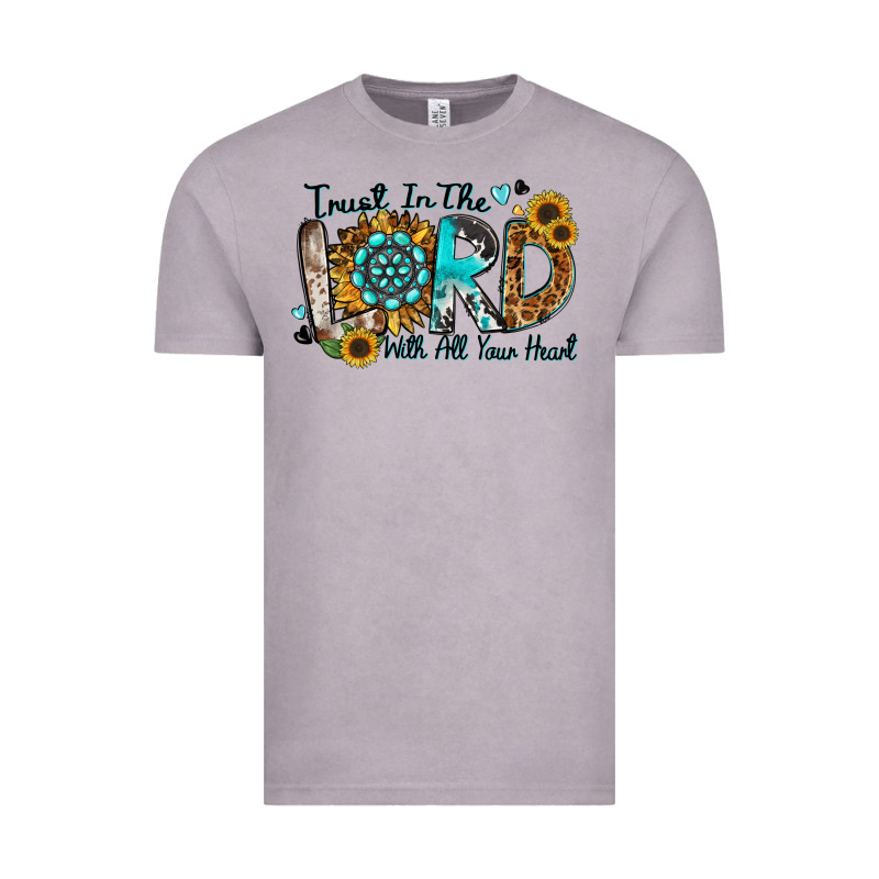 Trust In The Lord With All Your Heart Vintage Tee by Zillion Design Studio | Teevron