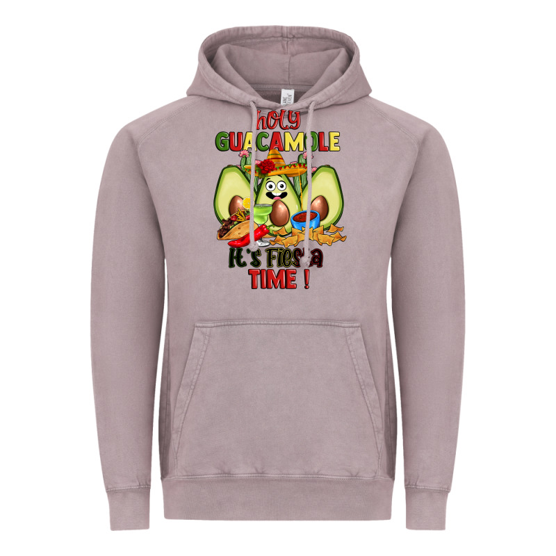 Holy Guacamole Its Fiesta Time Vintage Hoodie by JahusDesignShop | Teevron