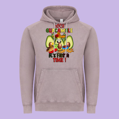 Holy Guacamole Its Fiesta Time Vintage Hoodie Designed By Jahusdesignshop