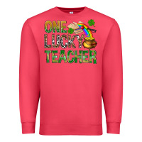 Cardinal one lucky teacher st patricks Premium Sweatshirt - NancyCooperArtShop