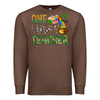 Chestnut one lucky teacher st patricks Premium Sweatshirt - NancyCooperArtShop