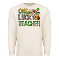Sandshell one lucky teacher st patricks Premium Sweatshirt - NancyCooperArtShop