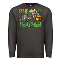 Smoke one lucky teacher st patricks Premium Sweatshirt - NancyCooperArtShop