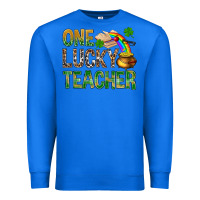 True Royal one lucky teacher st patricks Premium Sweatshirt - NancyCooperArtShop