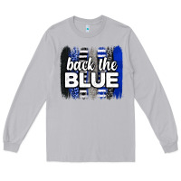 Moon Dust Back the blue brushstrokes Long Sleeve Tee - Neo Western