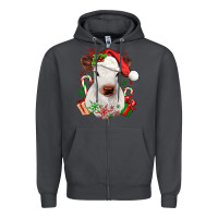 Smoke christmas heifer Zipper Hoodie - JahusDesignShop