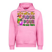 Fuchsia Pink if i'm not on the floor pour me one more Urban Hoodie - LillyAllenDesigns