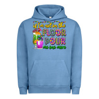 Pigment Pebble Blue if i'm not on the floor pour me one more Urban Hoodie - LillyAllenDesigns